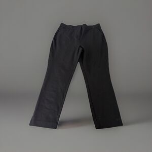 Banana Republic Black Dress Pants Skinny Size 16 Solid Zip Rayon Blend Office
